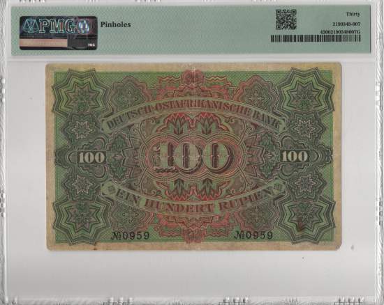 100 Rupien 1905